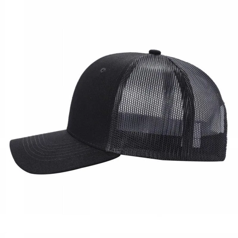 12 Pack Trucker Mesh Hat Cap - Curved Bill, 6-Panel