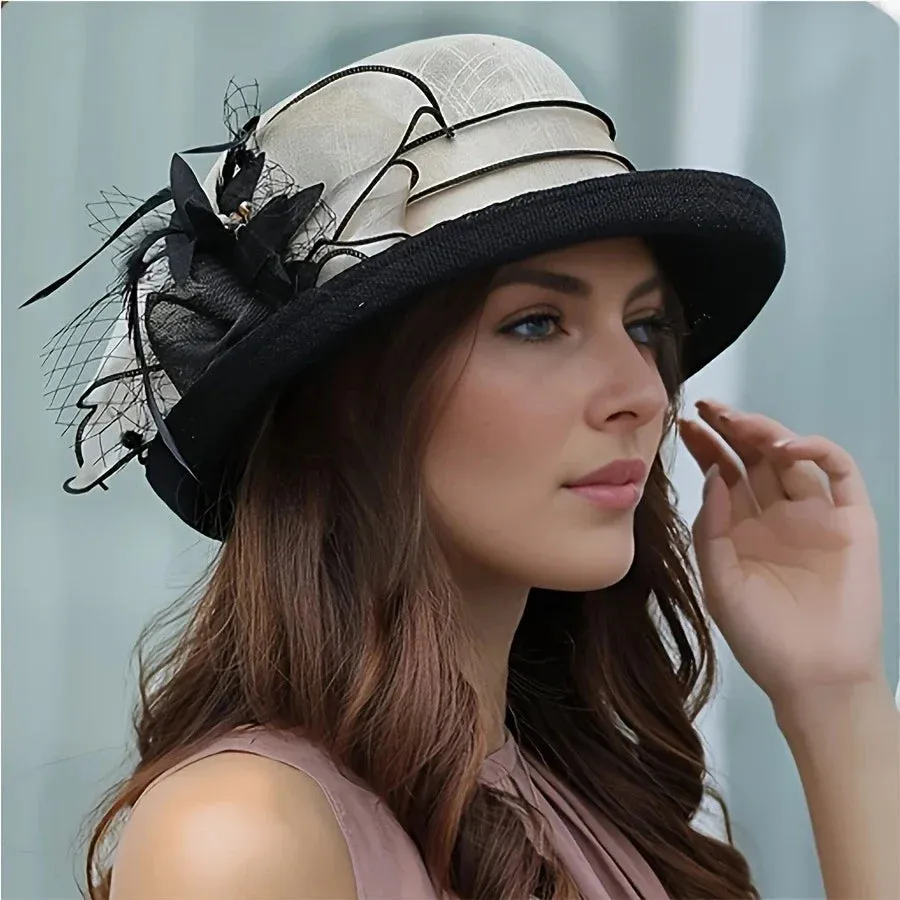 2024 British Casual Top Hat Women's Sun Protection Sun Hat