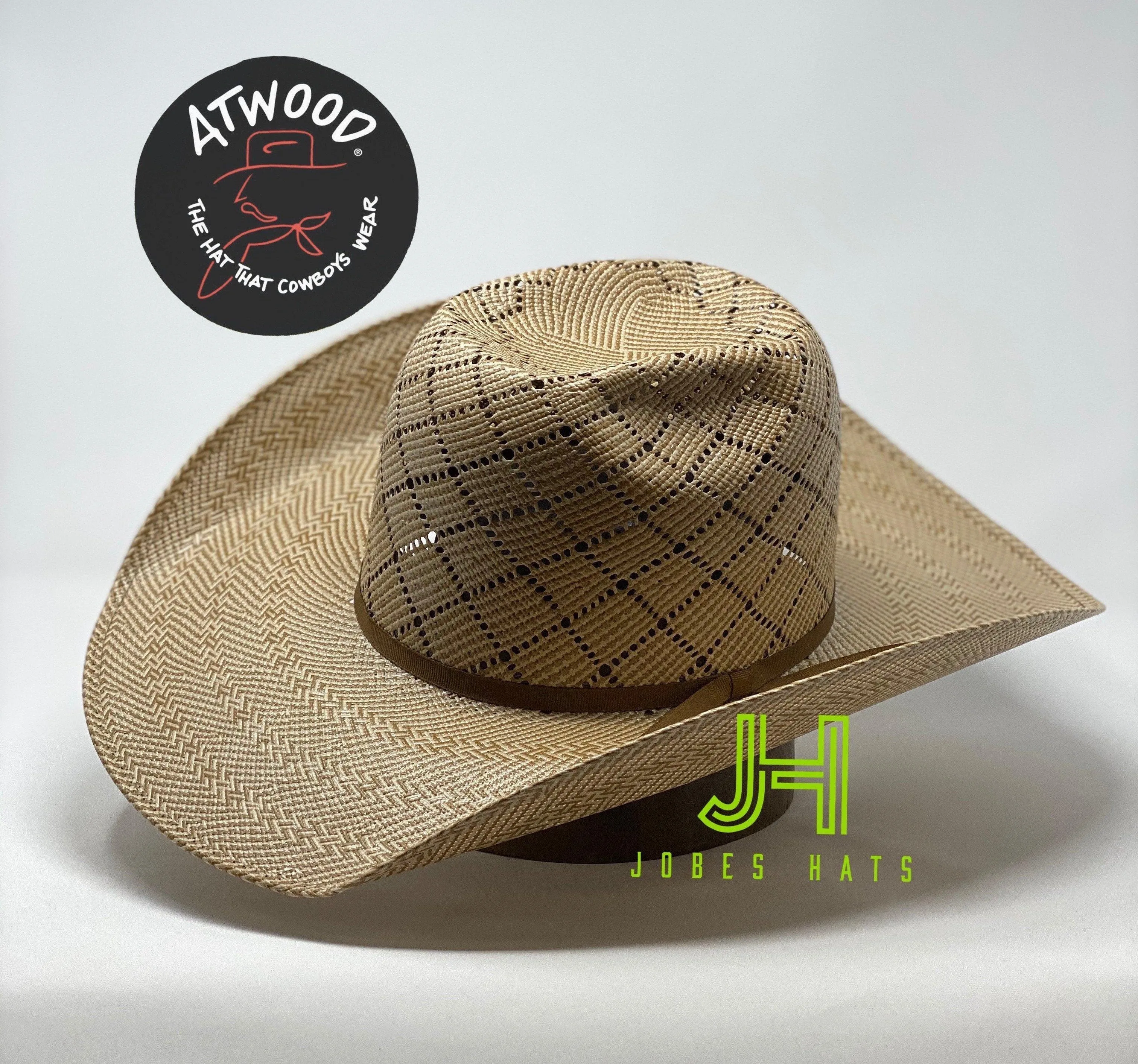 Atwood Straw “Northside” open crown 4”1/4 brim