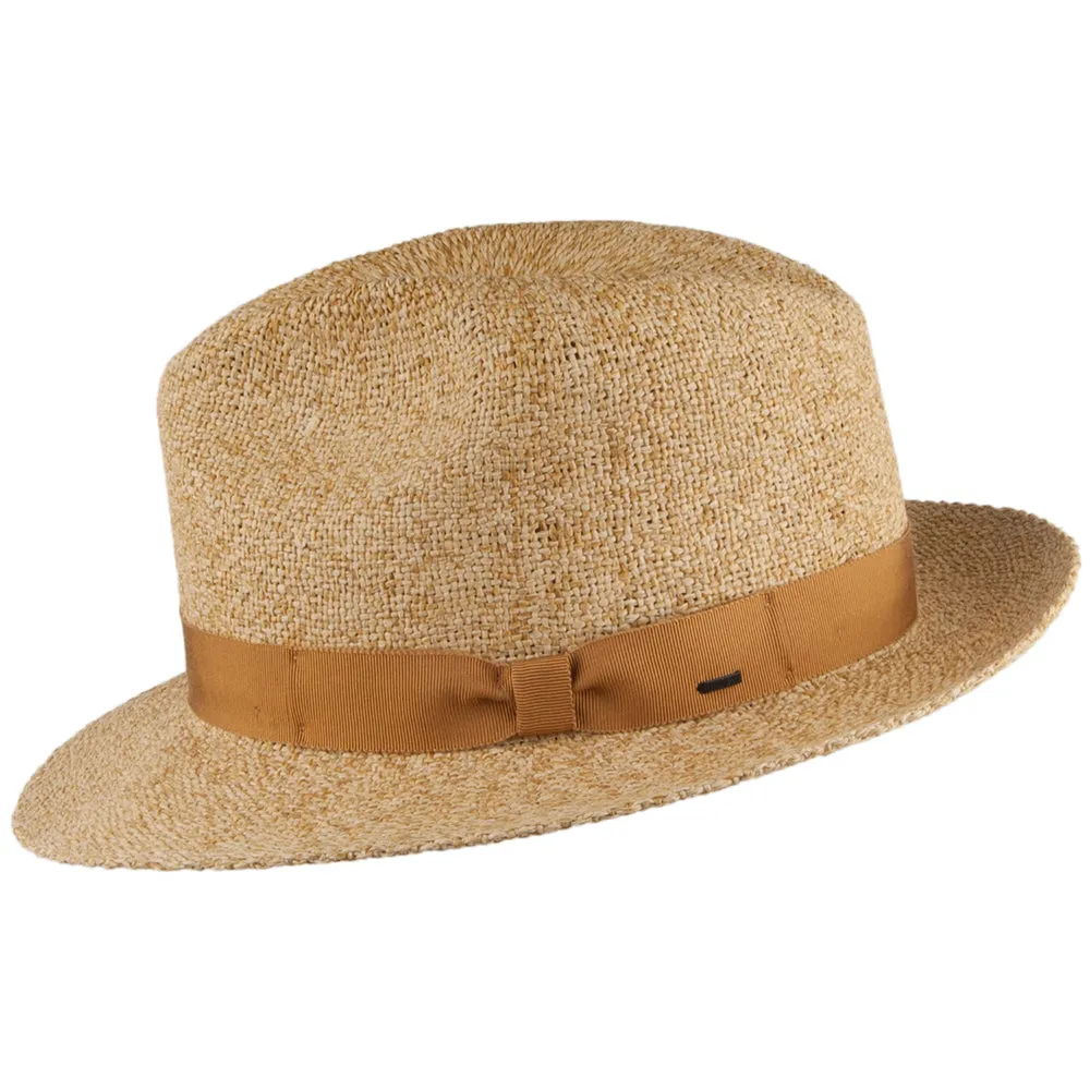 Bailey Hats Lerman Lite Straw Fedora - Tan