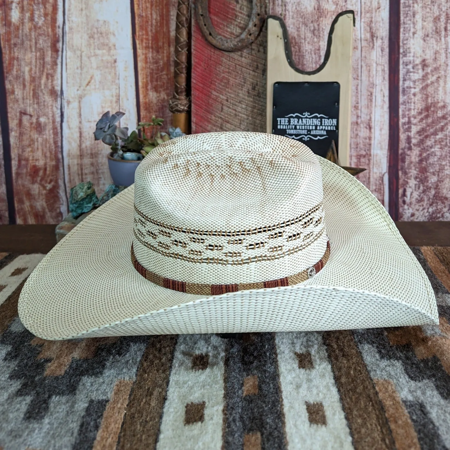 Bangora Straw Hat the "Western Spradley" by Bailey S17BGB