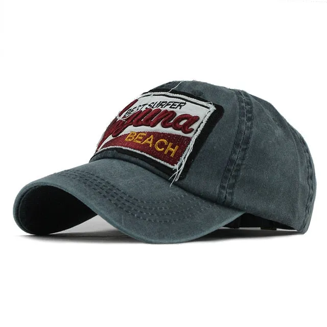 Best Surfer Laguna Embroidered Washed Cotton Baseball Cap