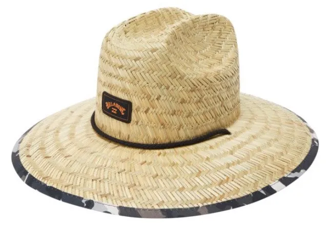 Billabong Mens Tides Print Straw Lifeguard Hat