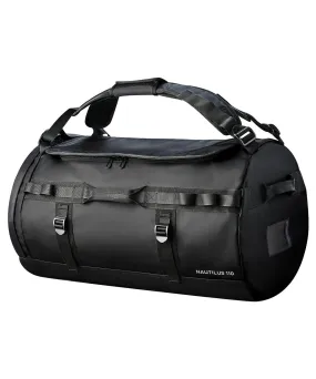 Black - Nautilus waterproof 110 litre duffle