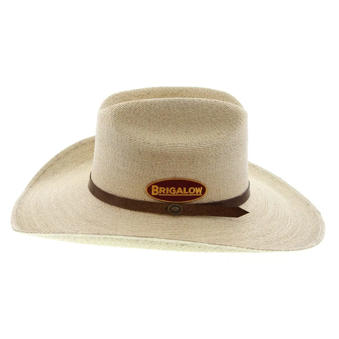 Brigalow Palm Leaf Untaped Hat - Natural