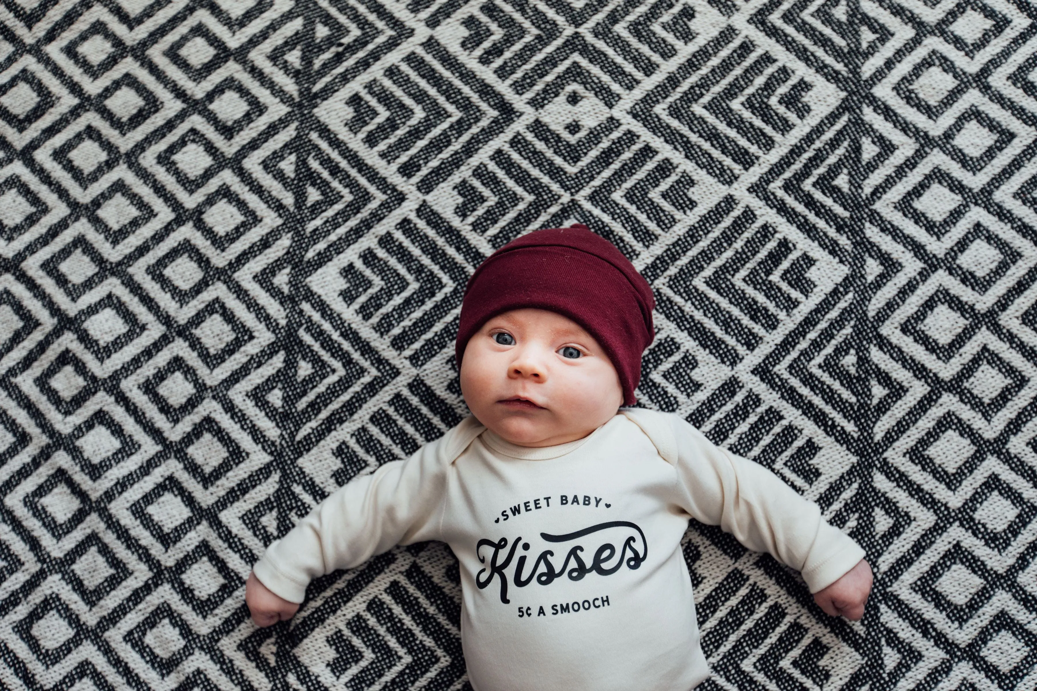 Burgundy Knot Hat