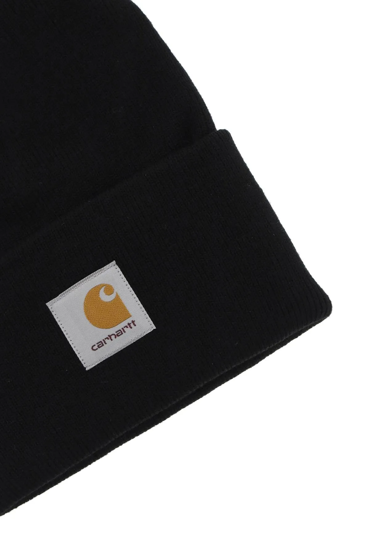 Carhartt Wip Beanie Hat With Logo Patch