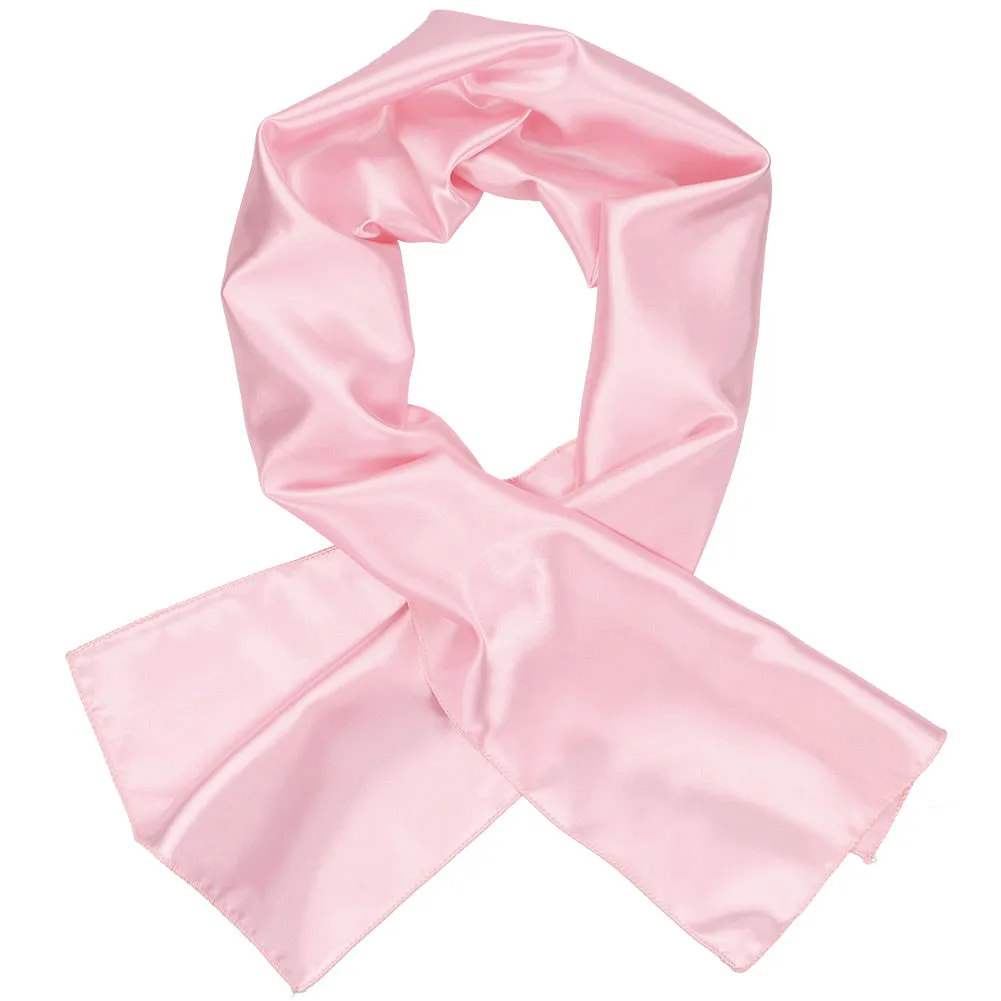 Carnation Pink Solid Color Scarf