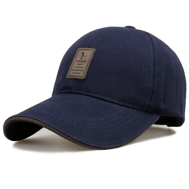 Casual Leisure Adjustable Baseball Cap For Men'S