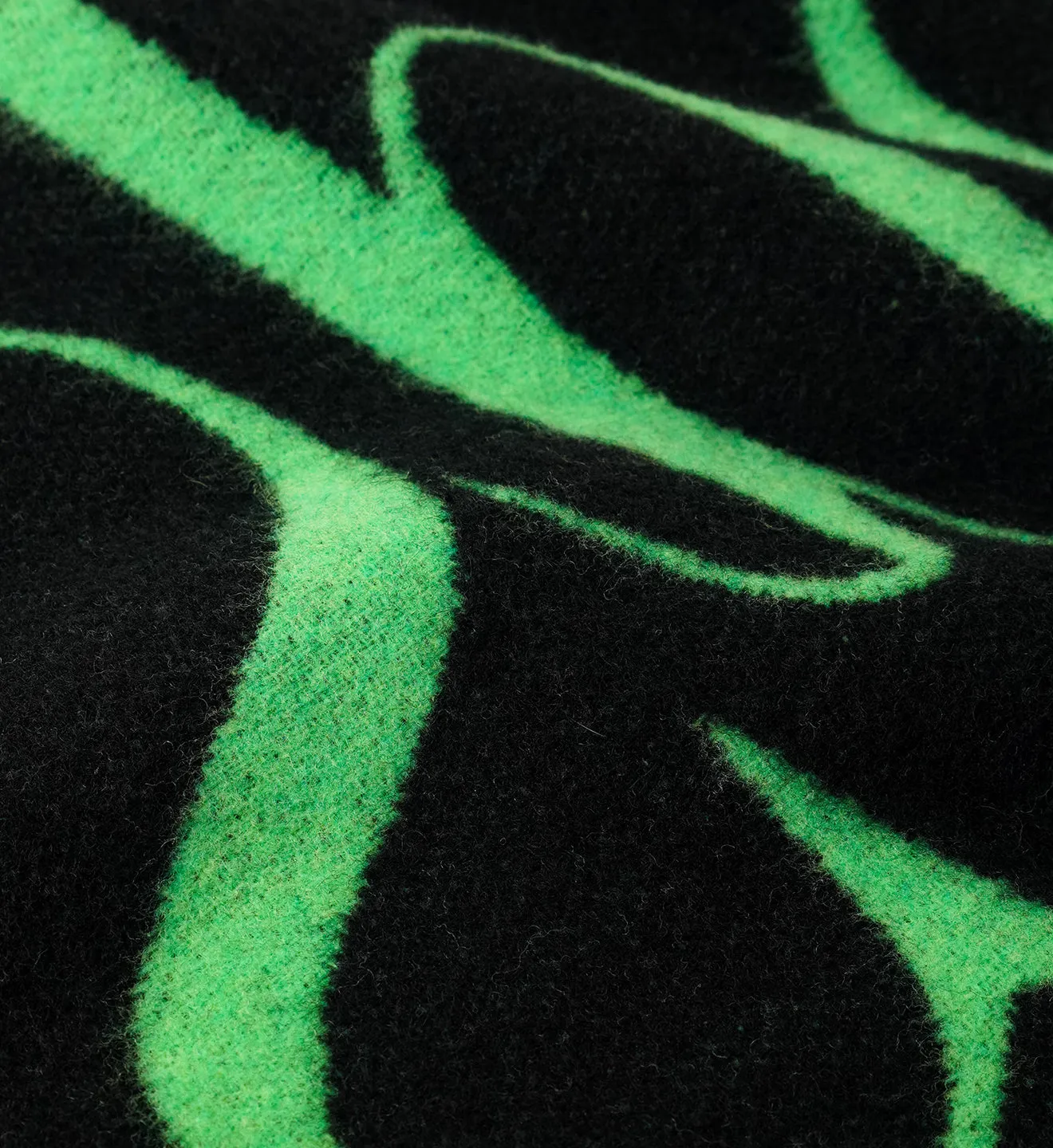 Classic Logo Scarf - Black/Kelly Green