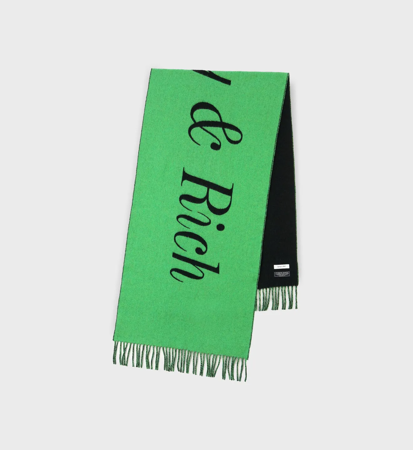 Classic Logo Scarf - Black/Kelly Green