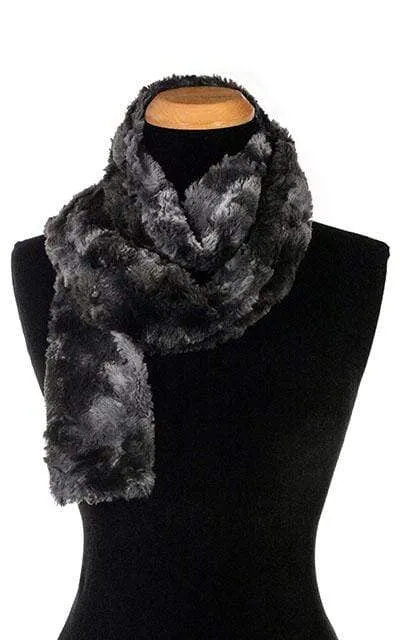 Classic Scarf - Luxury Faux Fur in Highland Skye