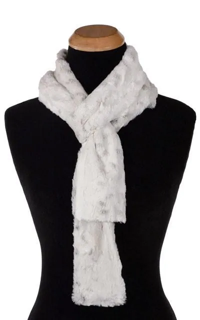 Classic Scarf - Luxury Faux Fur in Winters Frost