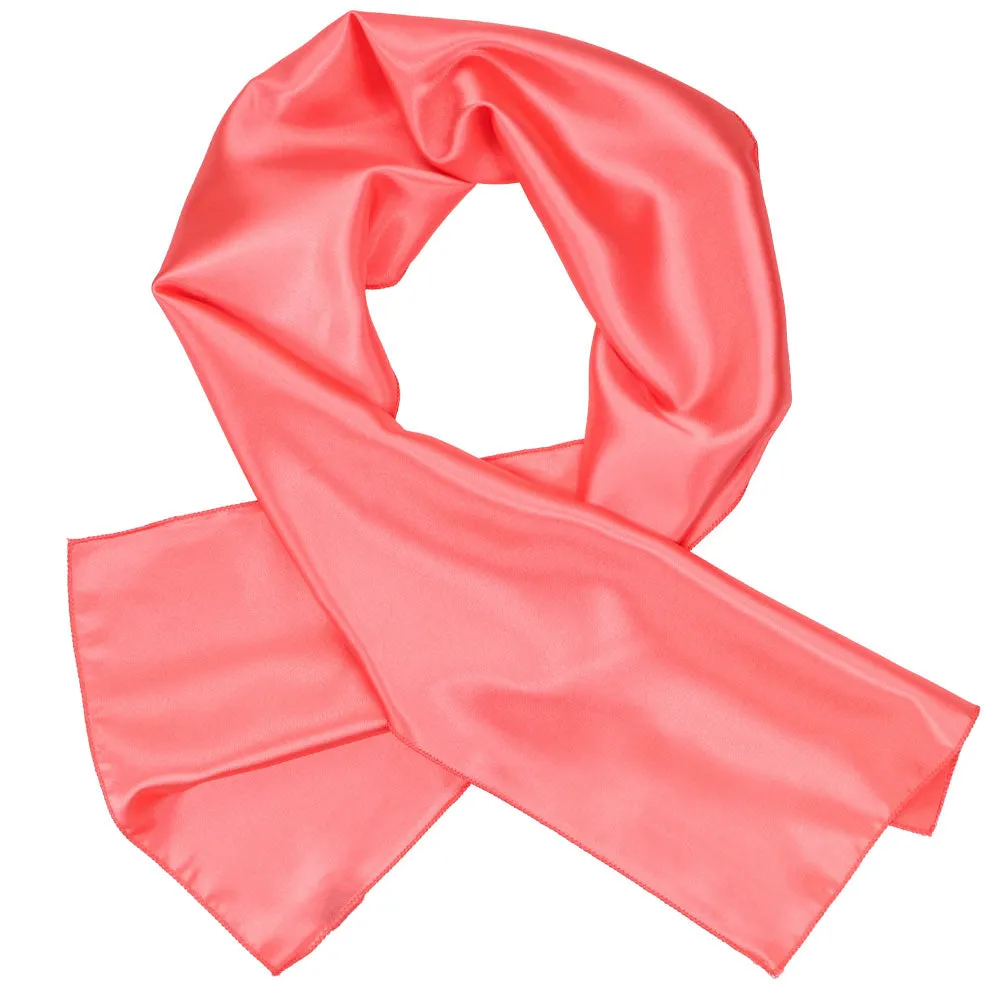 Coral Solid Color Scarf