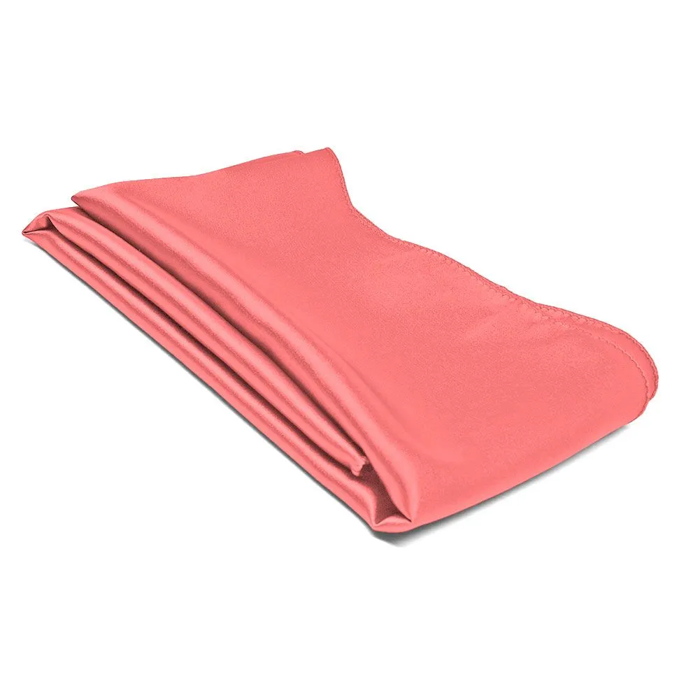 Coral Solid Color Scarf