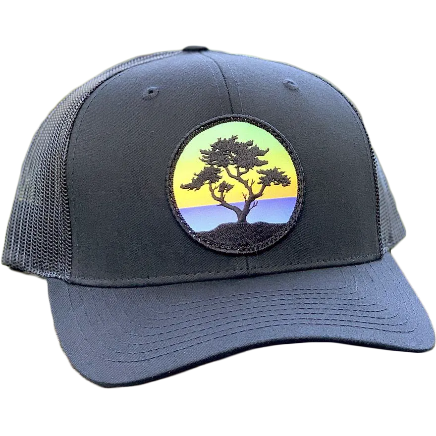 Curved Brim Trucker with Cypress Patch