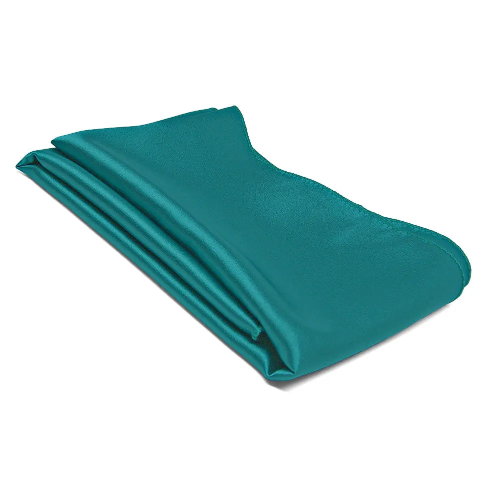 Deep Aqua Solid Color Scarf