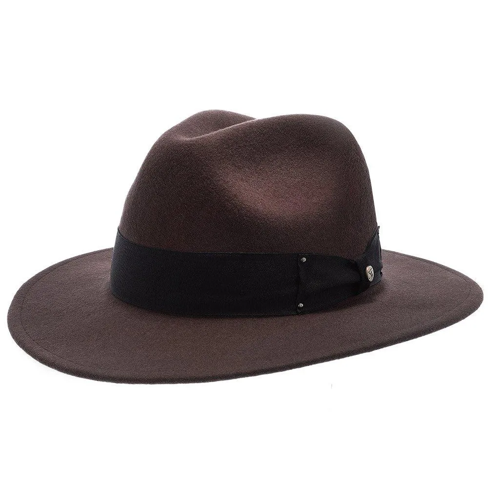 Empire - Walrus Hats Grey Wool Felt Fedora Hat - H7001