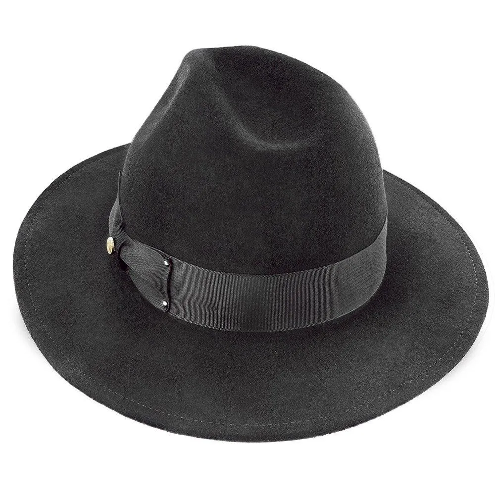 Empire - Walrus Hats Grey Wool Felt Fedora Hat - H7001