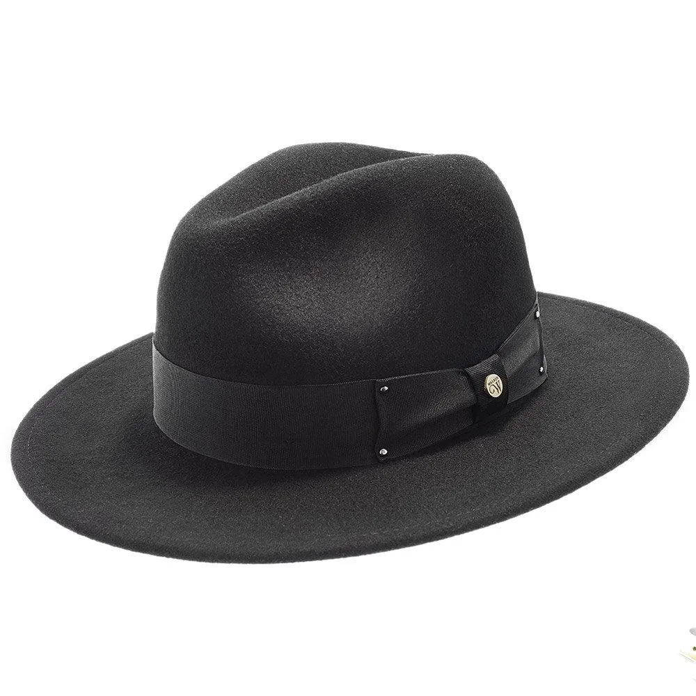 Empire - Walrus Hats Grey Wool Felt Fedora Hat - H7001