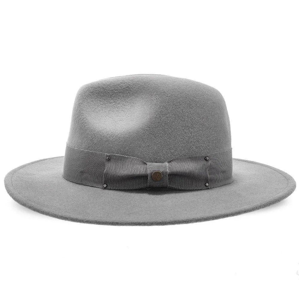 Empire - Walrus Hats Grey Wool Felt Fedora Hat - H7001