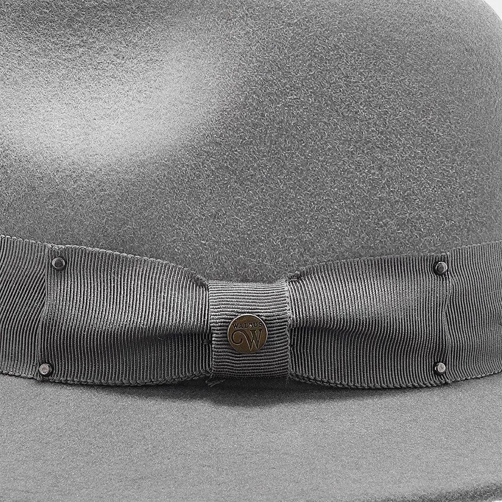 Empire - Walrus Hats Grey Wool Felt Fedora Hat - H7001