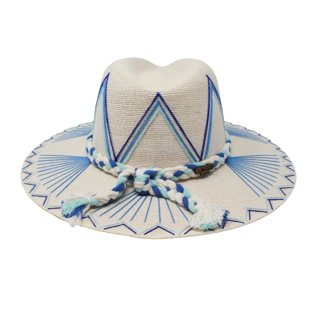 Exclusive Blue Isabelle Hat by Corazon Playero