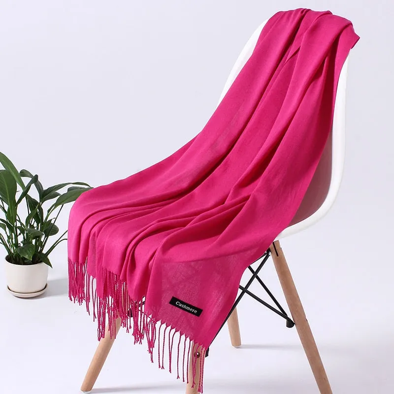 Fashion Solid Color  Women Scarf