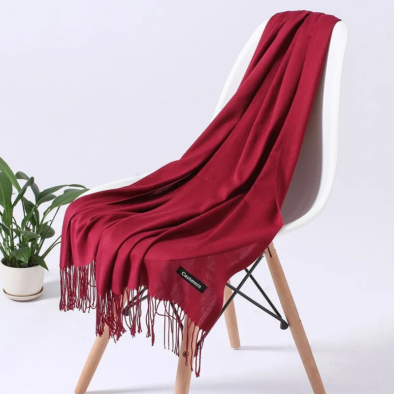 Fashion Solid Color  Women Scarf