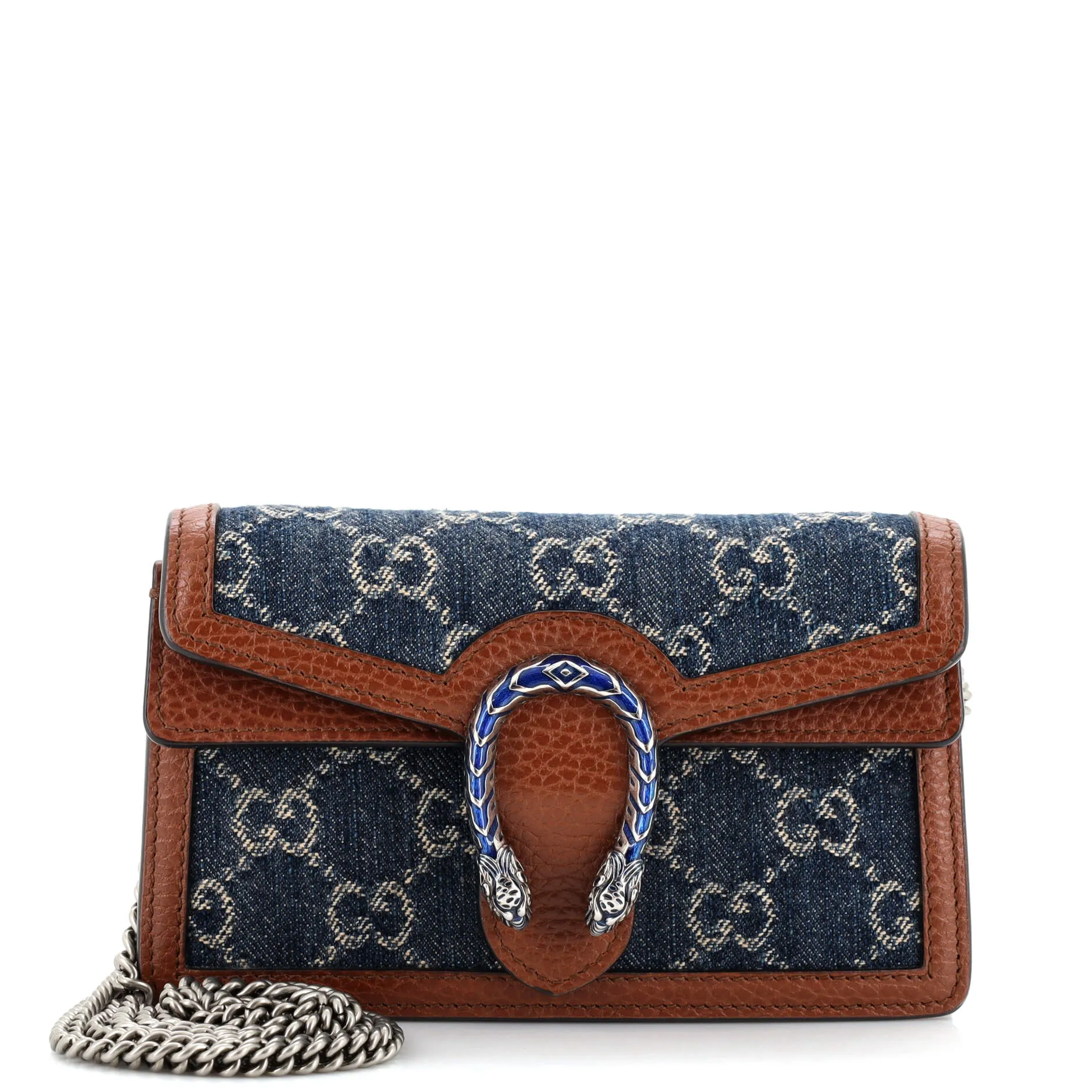 GUCCI Dionysus Bag GG Denim Super Mini