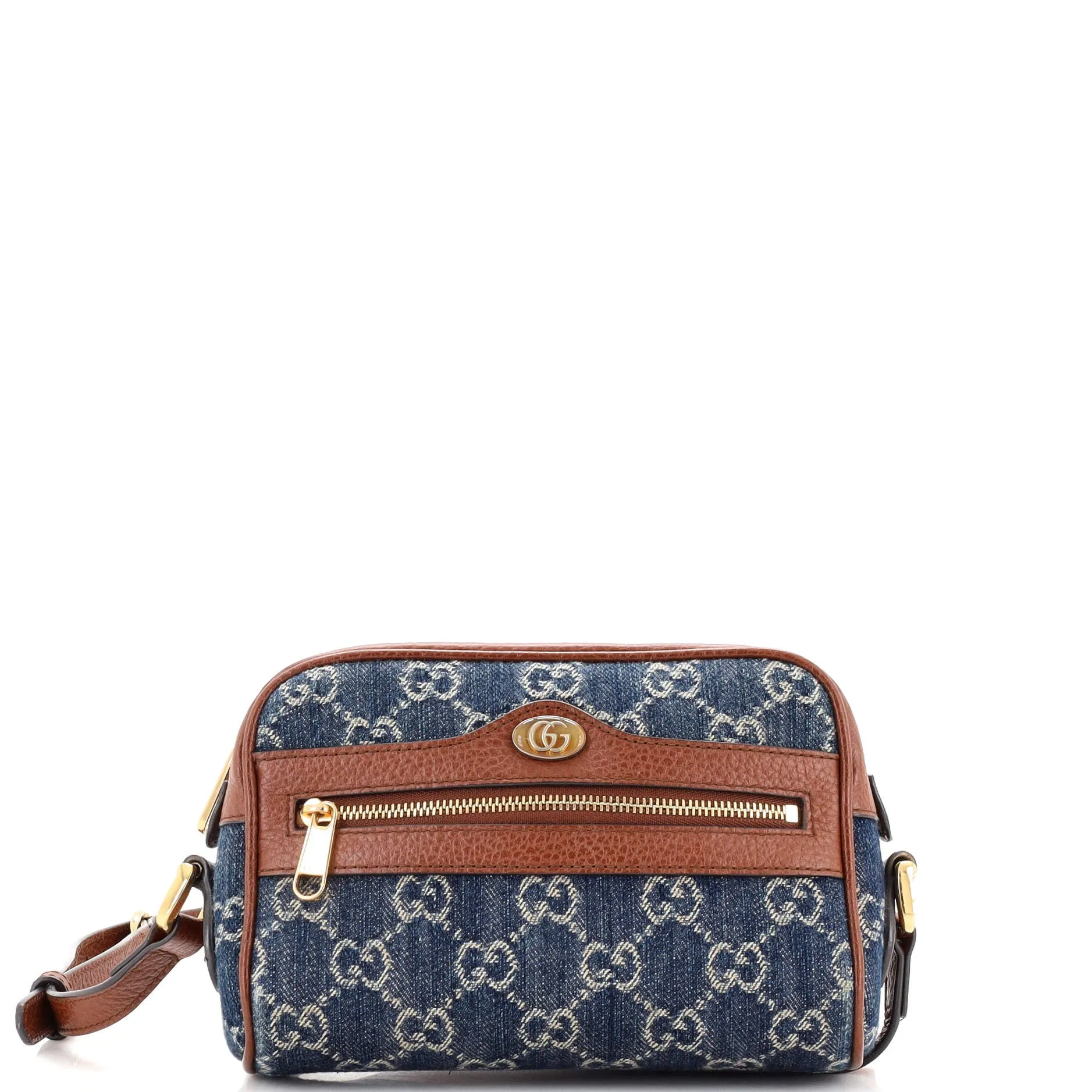 GUCCI Ophidia Shoulder Bag GG Denim Mini