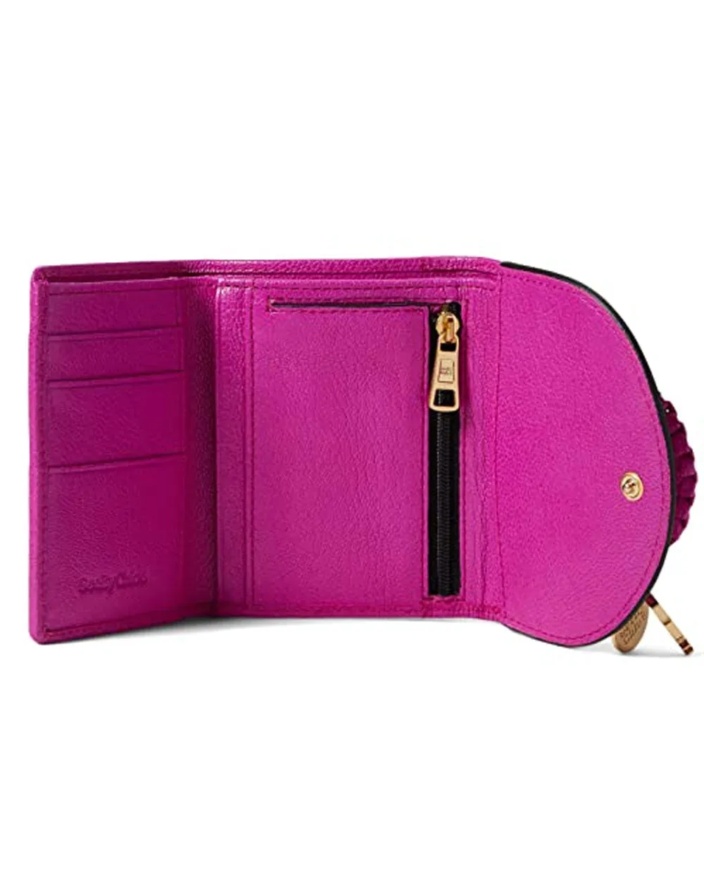 Hana Compact Wallet in Fuchsia