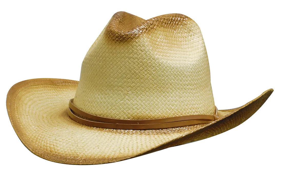 Headwear Sprayed Cowboy Straw (4282)