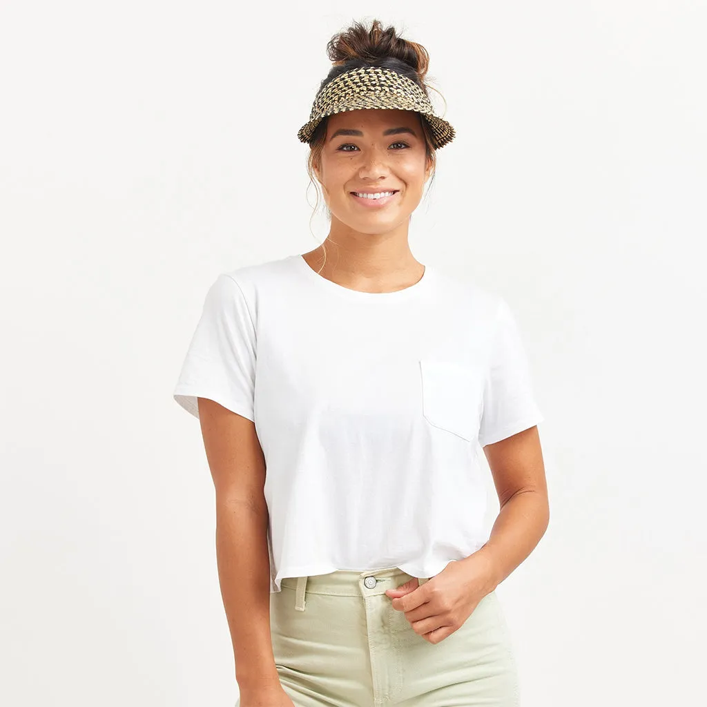 Hemlock Hat Co - Capri Visor in Pepper