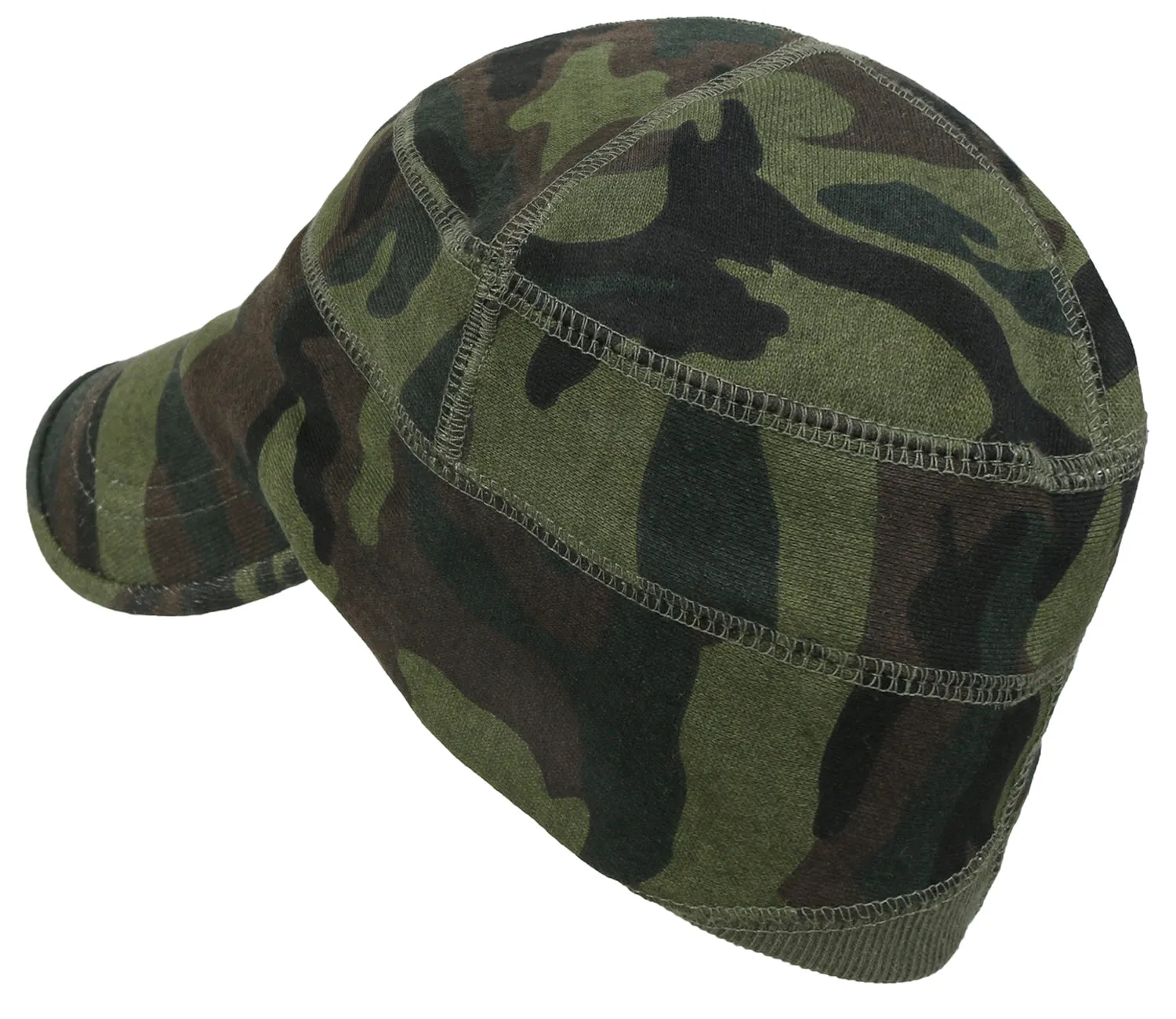 ililily Military Camouflage Pattern Cotton Casual Flex Fit Work Cap Soft Hat