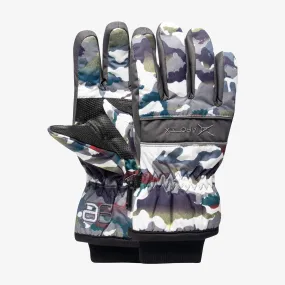 Kids Camo Whiteout Gloves