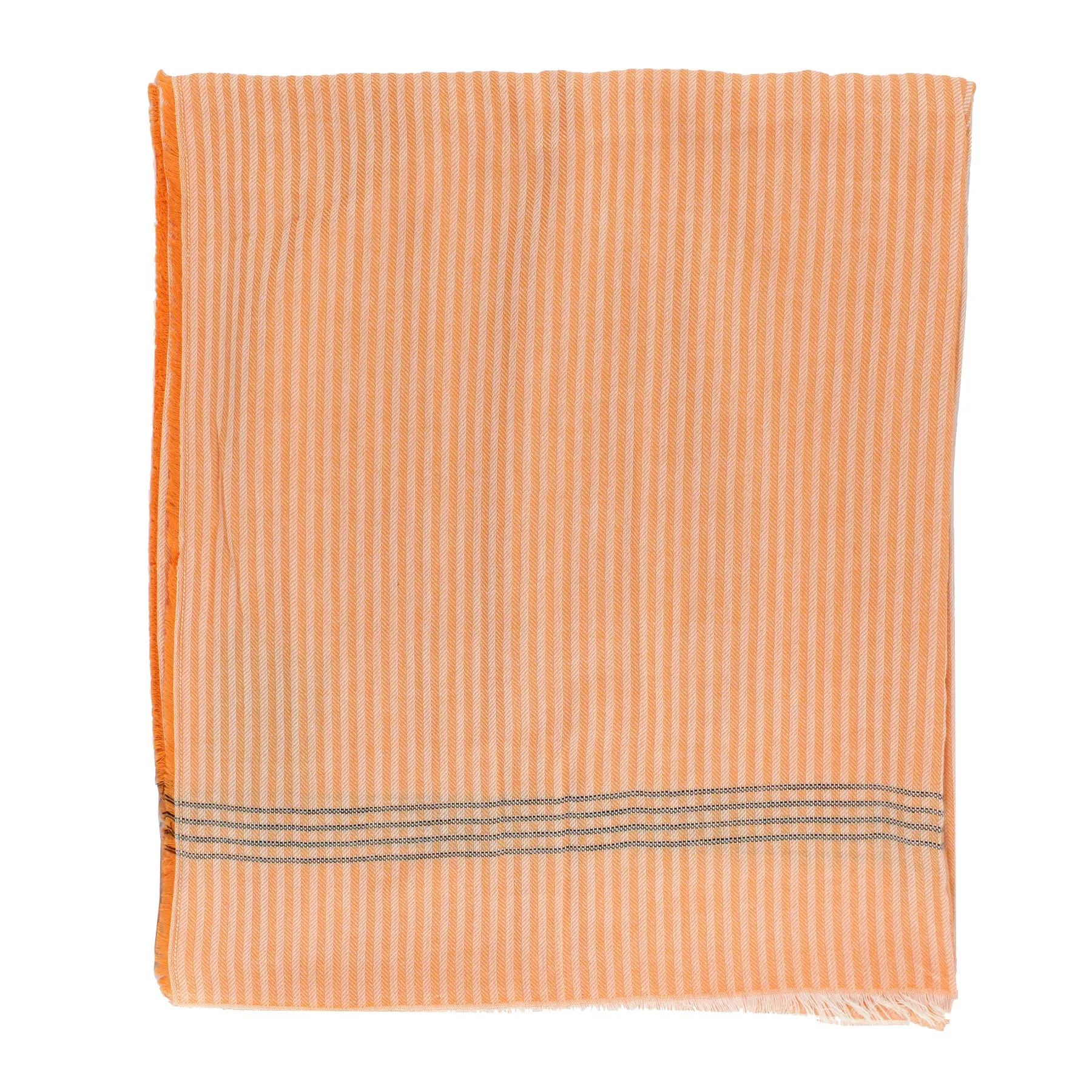 Kiton Scarf Orange - Cotton Shawl SALE