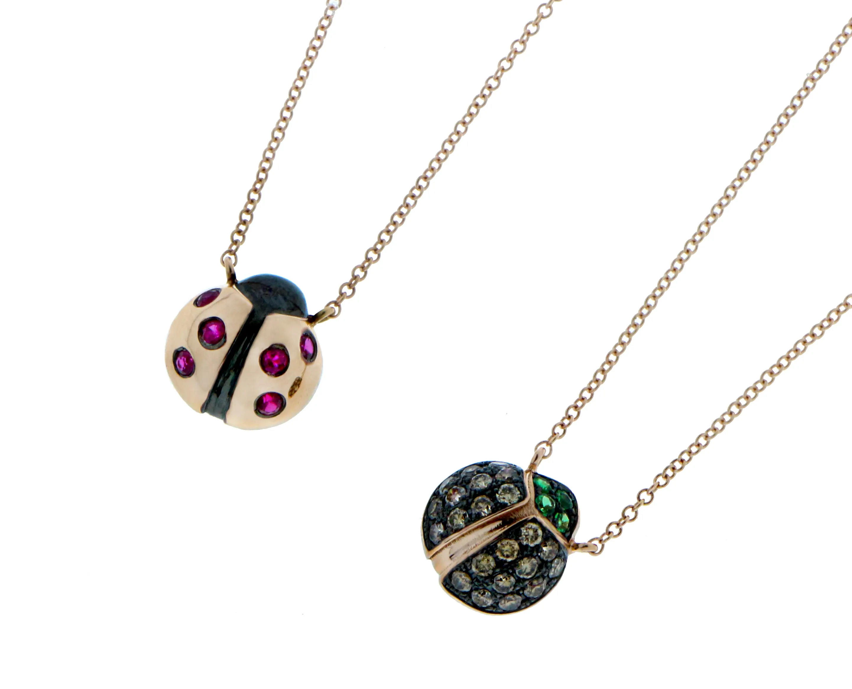 Ladybird necklaces