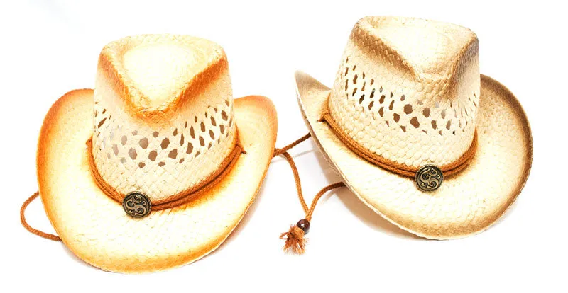 Little Kids Straw Cowboy Hats