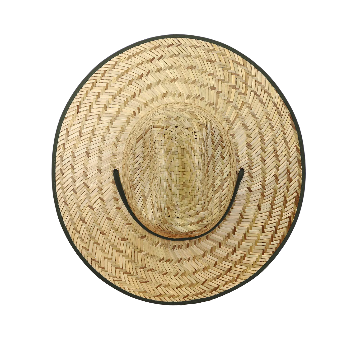 Mat Straw Lifeguard Hats - Decky 528, Lunada Bay - Lot of 24 Hats