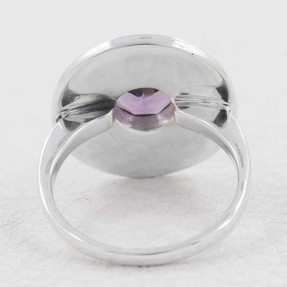 Mystic Quartz Solid Silver Ring