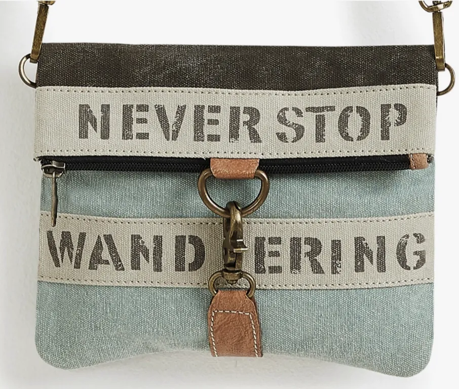 Never Stop Wandering Crossbody