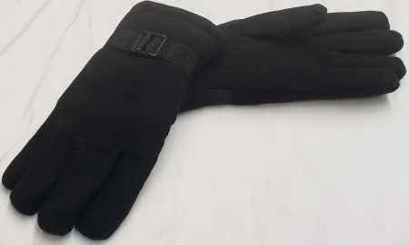 Nick II -- Men's Fleece-Lined Gloves -- Black