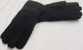 Nick II -- Men's Fleece-Lined Gloves -- Black