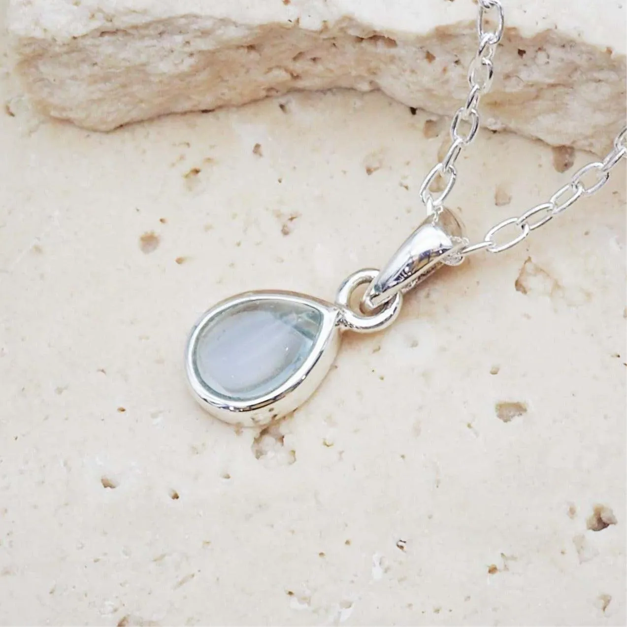 November Birthstone Necklace - Topaz