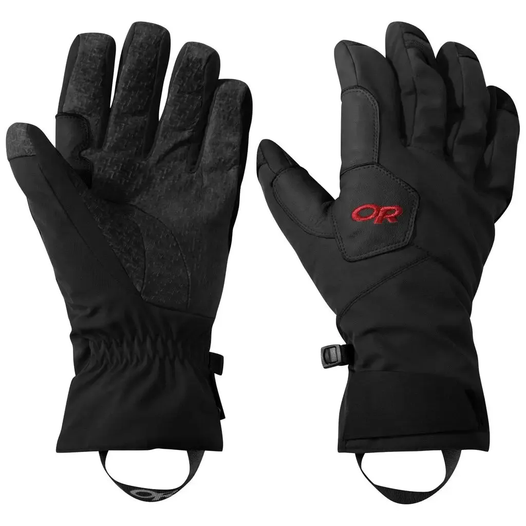 Outdoor Research BitterBlaze Gloves - Black/Tomato