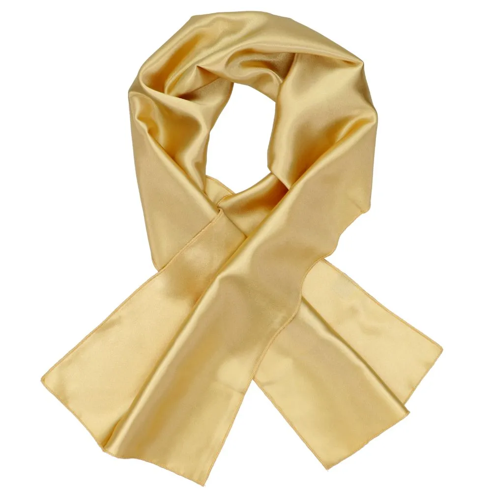 Pale Gold Solid Color Scarf