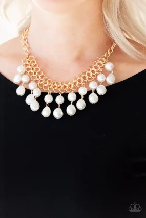 Paparazzi Necklace ~ 5th Avenue Fleek - Gold