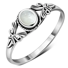 Petals Mother of Pearl Sterling Silver Ring