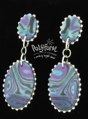 premo! Marbled Mirror Earrings